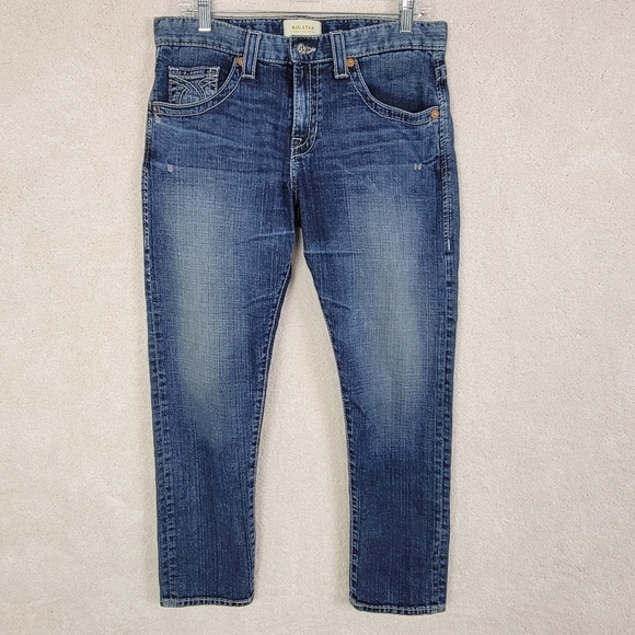 Big Star Sydney Boyfriend Coast Cowgirl Mid Rise Denim Blue Jeans Sz 29 - Picture 2 of 16